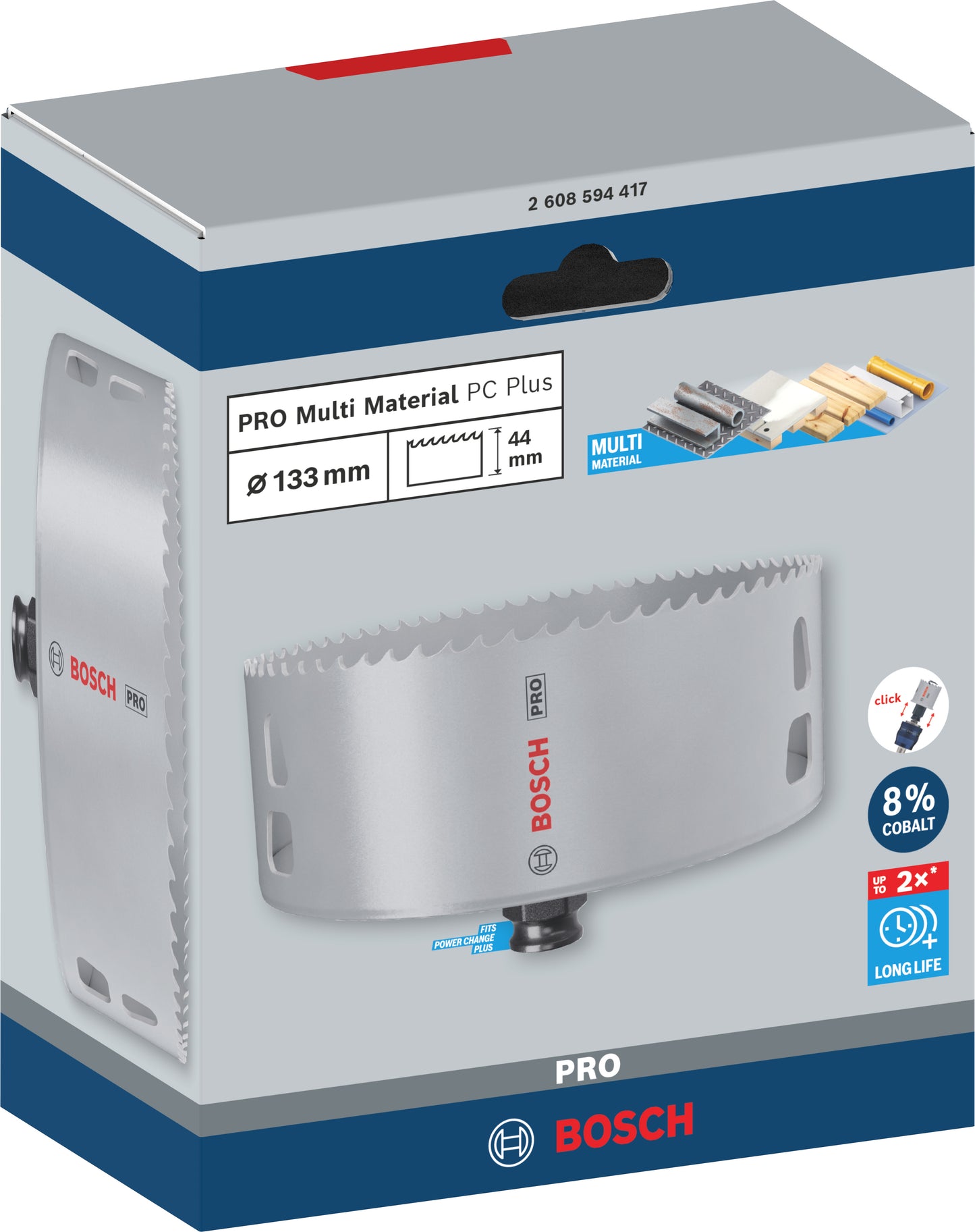 Accessori Bosch Pro Multi Material PC Plus Sega a tazza | 133mm-2608594417