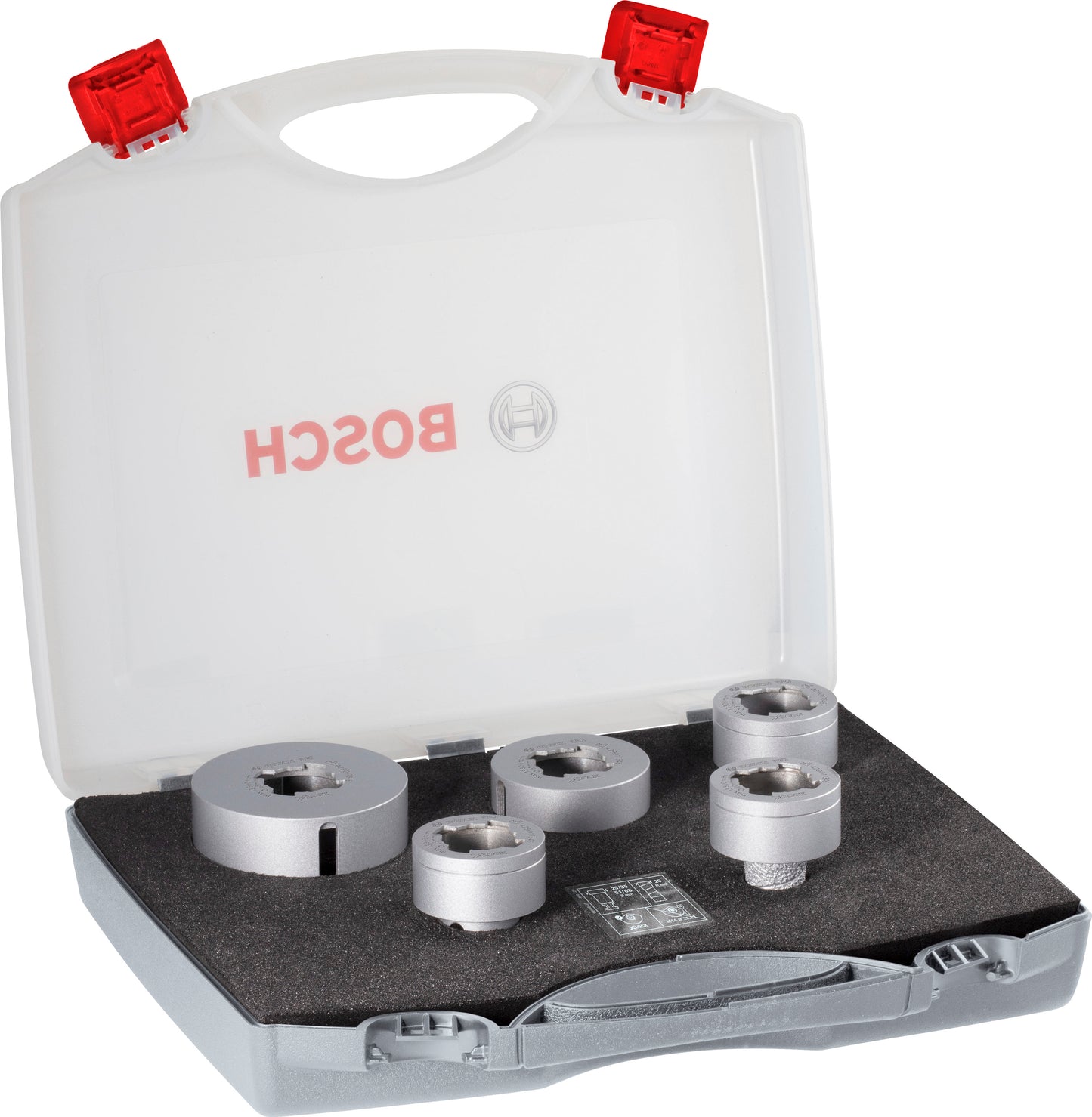 Accesorios Bosch juego de brocas de diamante x-lock ? 25,35,51,68 mm + ? Broca de fresado de diamante de 20 mm - 1 pieza(s) - 2608599037