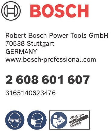 Accesorios Bosch plato lijador gex 125-150 dureza media 125 mm número de artículo | 2608601607 - 2608601607