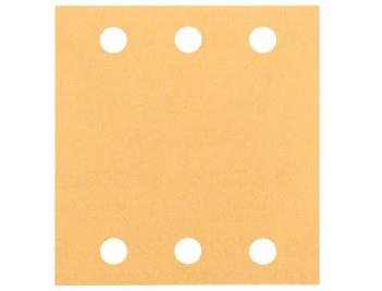 Papel de lija Bosch 115x107mm k80 rojo (10uds) (nml)