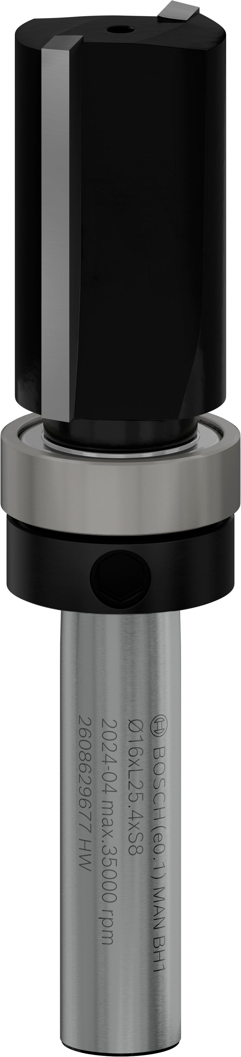 Accesorios Bosch fresadora pro copy con tapa con rodamiento de bolas | ø 16 x largo 25,4 | eje 8 mm - 2608629677
