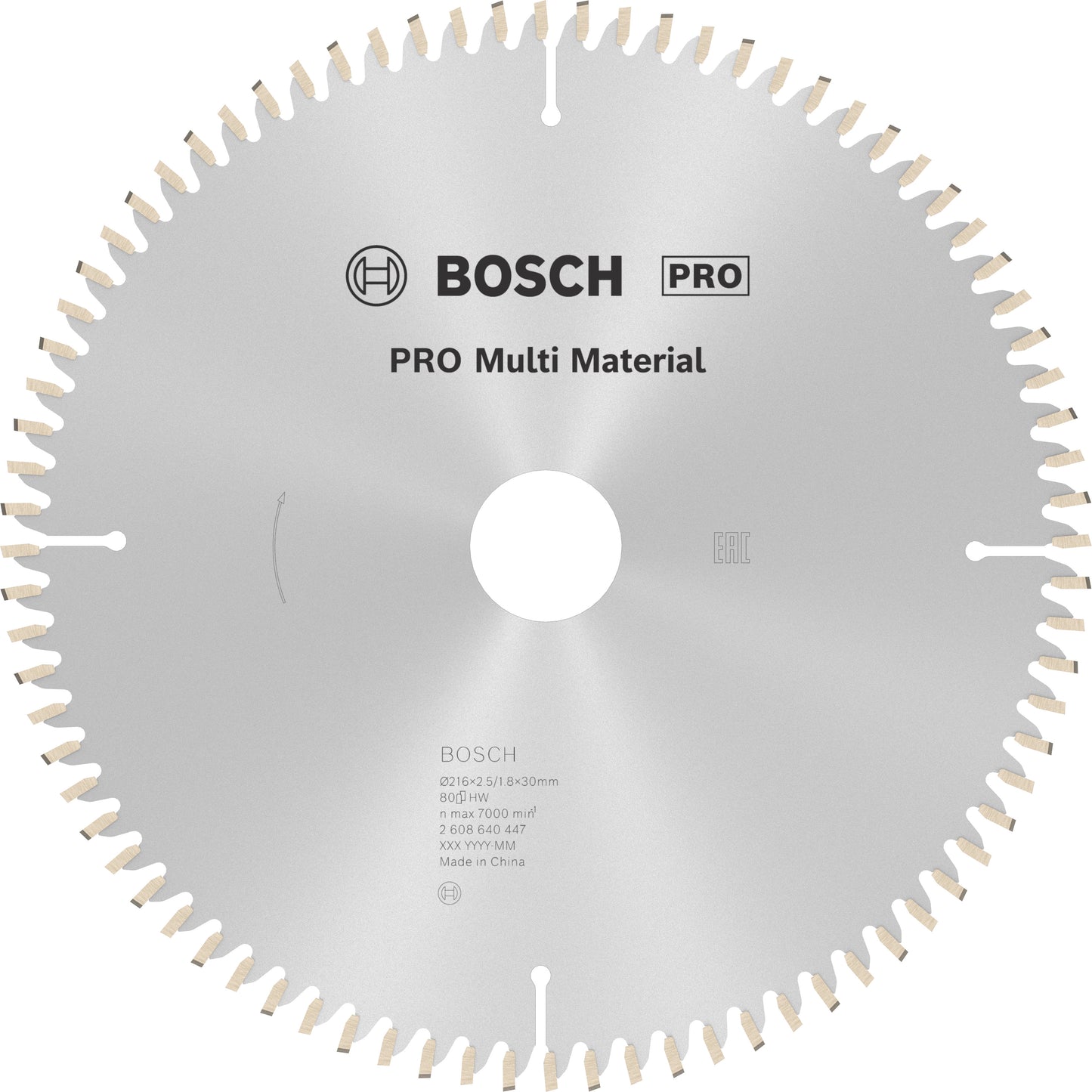 Bosch Circular Saw Blade Multi Material, 216 mm