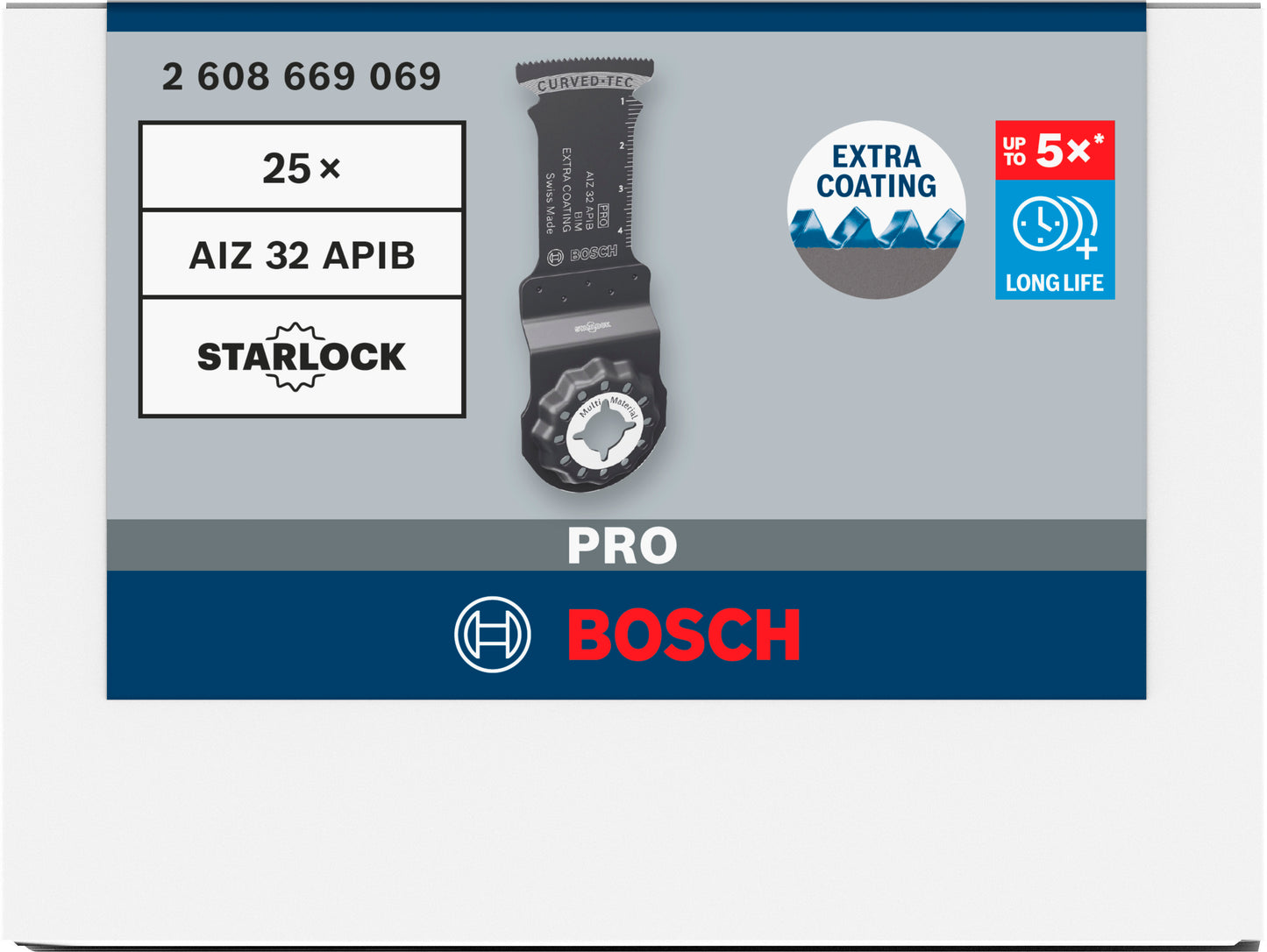 Accesorios Bosch hoja de sierra multiherramienta pro aiz 32 apib | 32x50mm - 2608669069