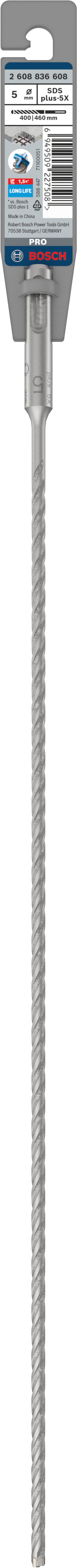Trapano a percussione Bosch Accessories Pro sds plus-5x | 5 x 400 x 460 mm - 2608836608
