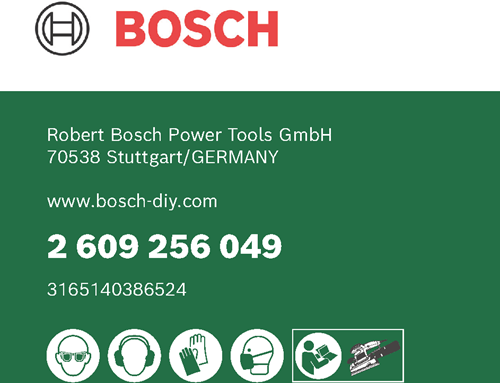 Accesorios Bosch piel de cordero para lijadoras excéntricas | 125mm - 2609256049