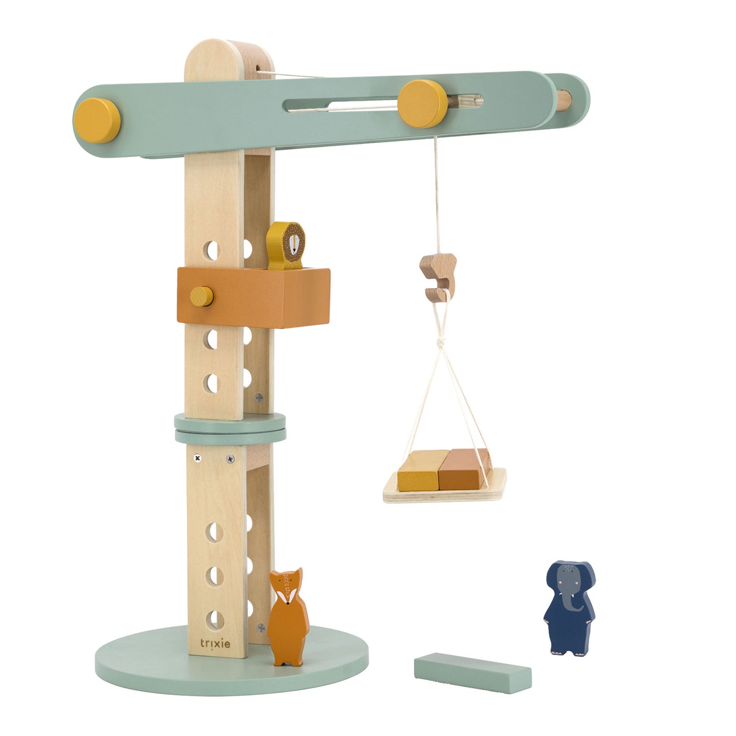 Tap de construcción de madera Trixie con accesorios