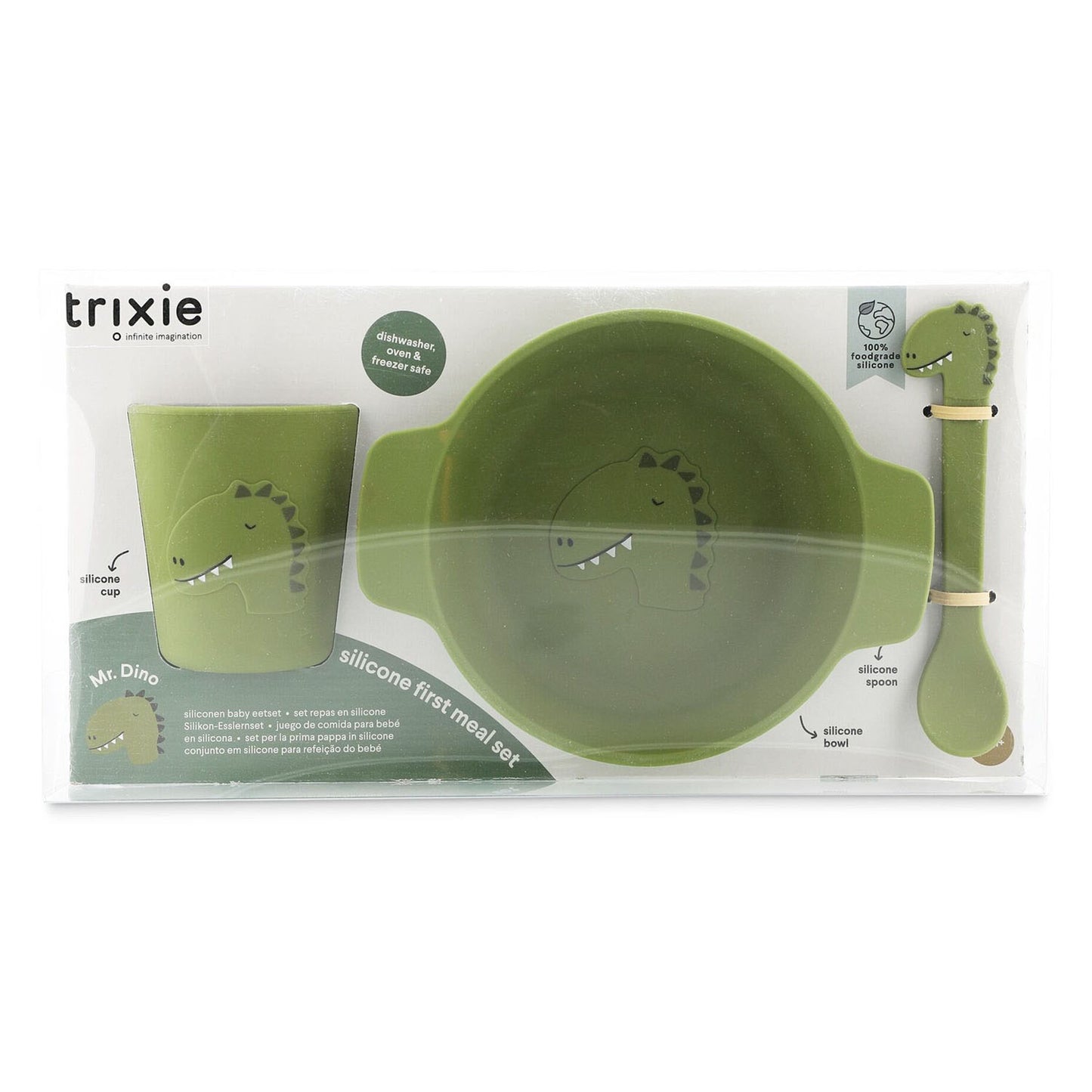 Trixie Silicone Baby Eetset MR.