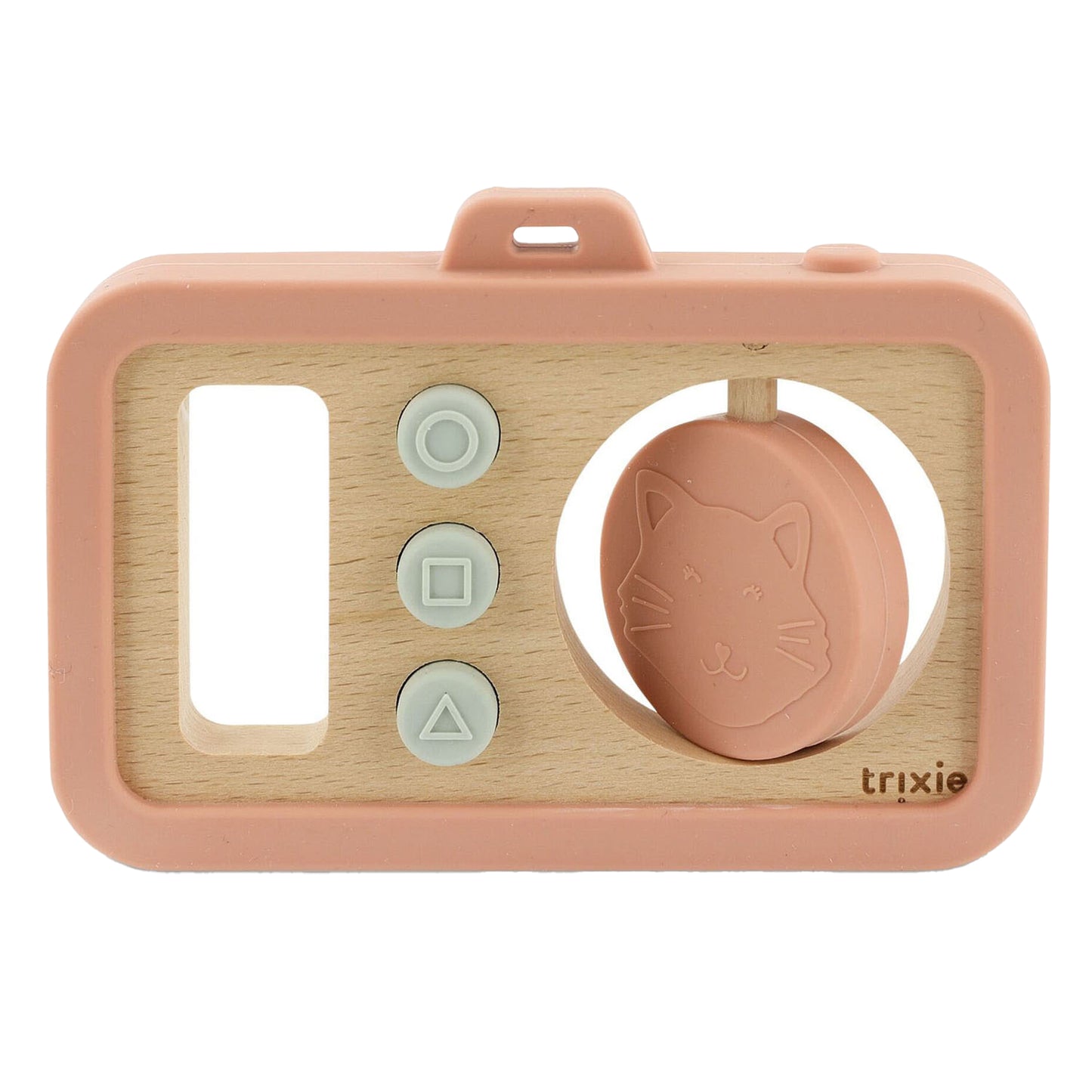 Trixie Wooden Silicone Baby Camera Sra. gato