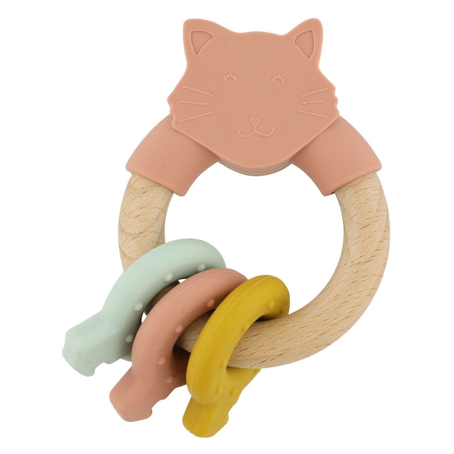 Anello di attività di silicone di legno di Trixie Mrs. gatto