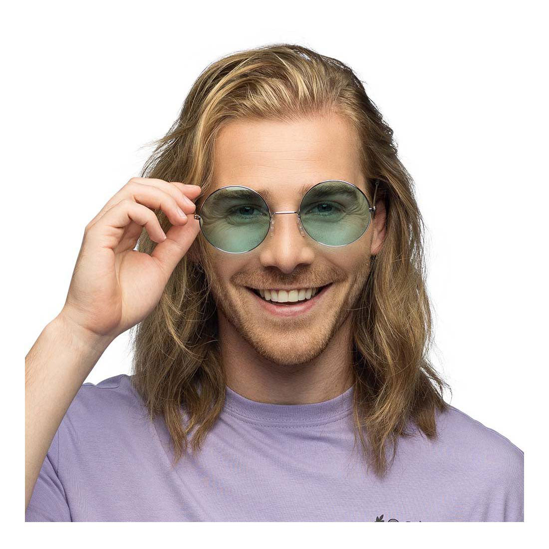 Boland Glasses da festa hippie xl verde