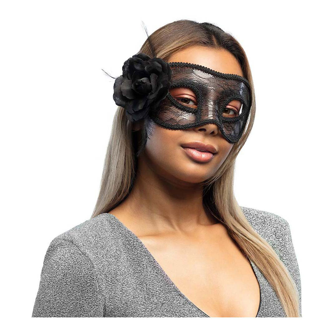 Boland Lace Eye Mask Mystique Negro