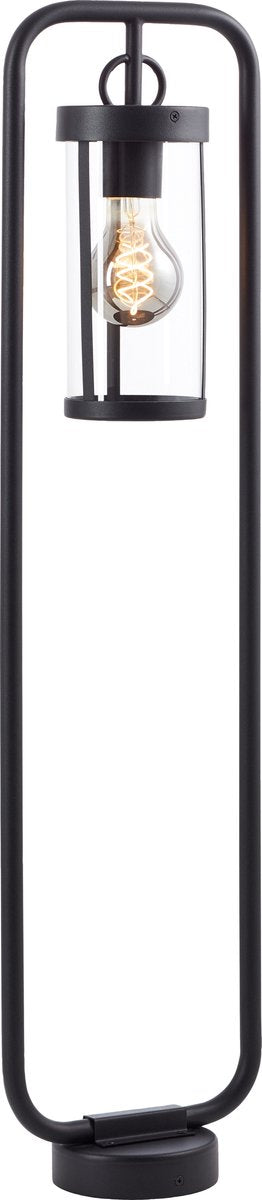 Brilliant sidney - lampada da esterno con piantana - altezza 85 cm - e27 max 1x20w - ip44 - nero