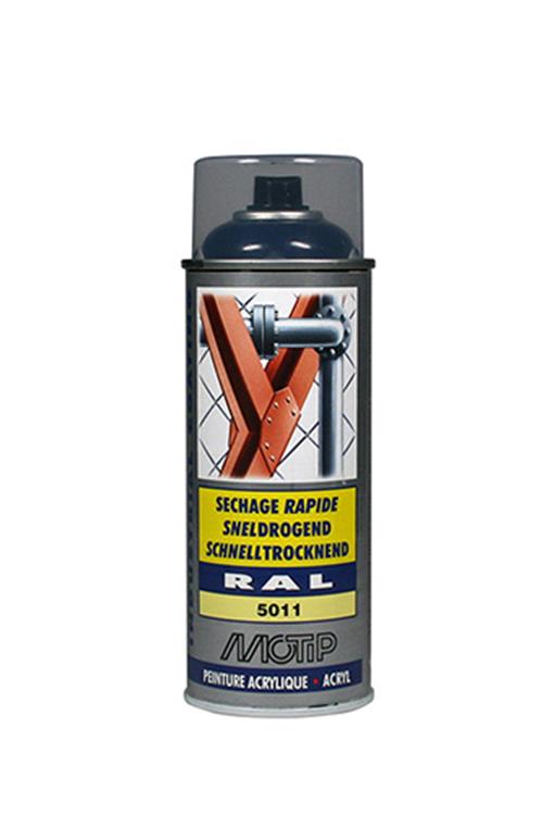 Motip 1051610 - ind. bomboletta spray blu acciaio ral 5011 da 400 ml | 1 pz