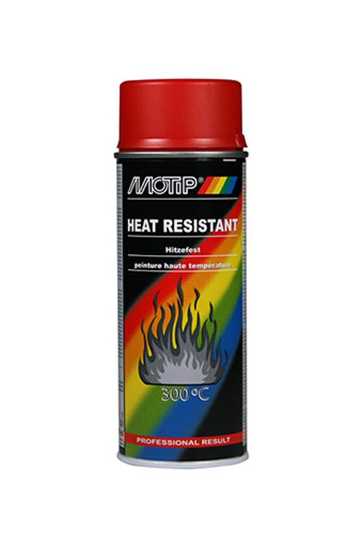 Motip 1051386 - hittebest. rood 300°c spuitbus 400 ml | 1 stuks