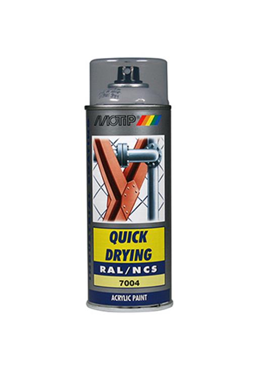 Motip 1051620 - ind. ral 7004 gris señales spray 400 ml | 1 pieza
