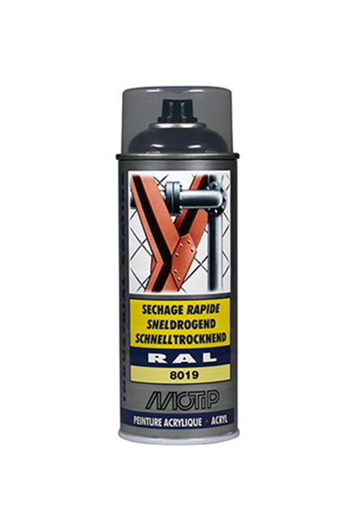 Motip 1051639 - ind. ral 8019 marrón grisáceo bote 400 ml | 1 pieza