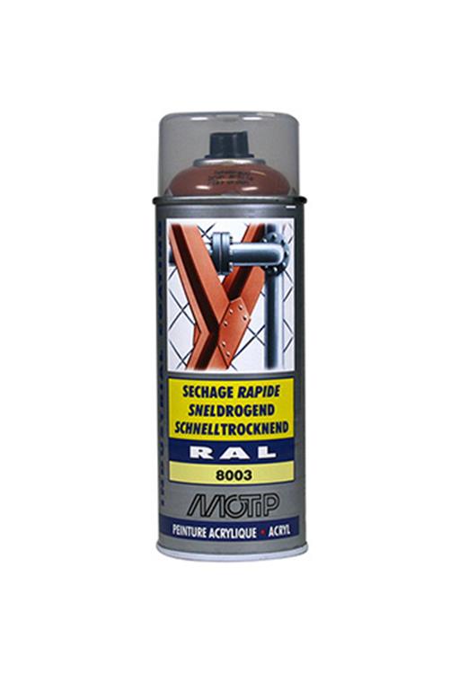 Motip 1051733 - ind. ral 8003 leem bruin spuitbus 400 ml | 1 stuks