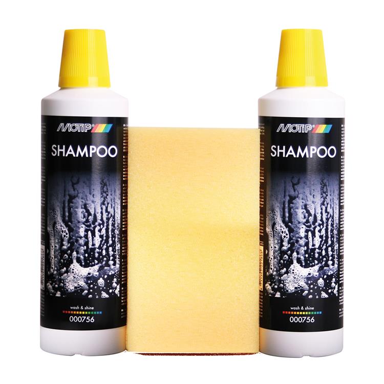 Shampoo automatico e cera 500 ml. Motip