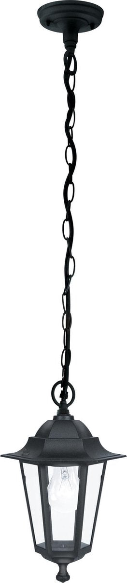 Lampada a sospensione da esterno Eglo laterna 4 - E27 - ø 20,5 cm - nera