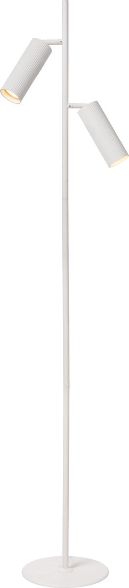Lucide club - lampada da terra - 2xgu10 - bianco