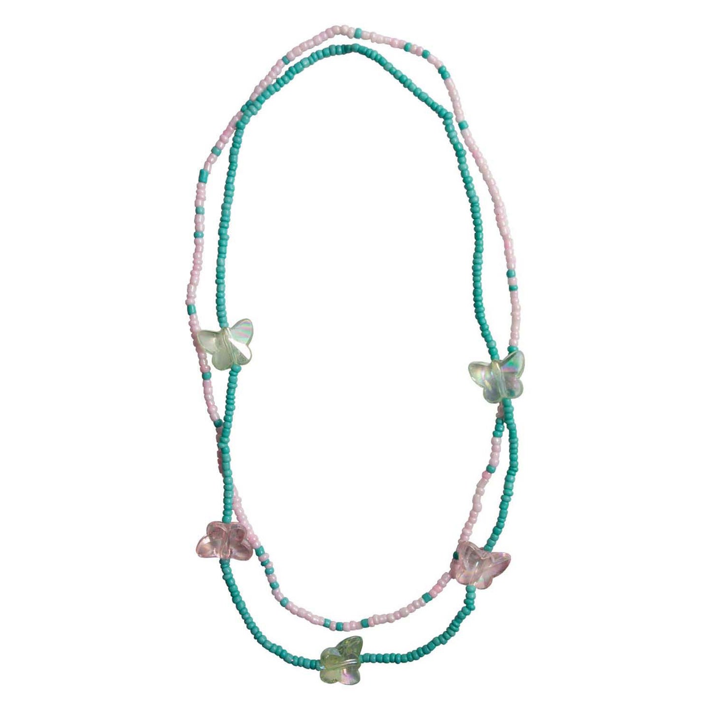 Juego de collar de mariposas bastante tímidas de Great Pretenders - 2 piezas.