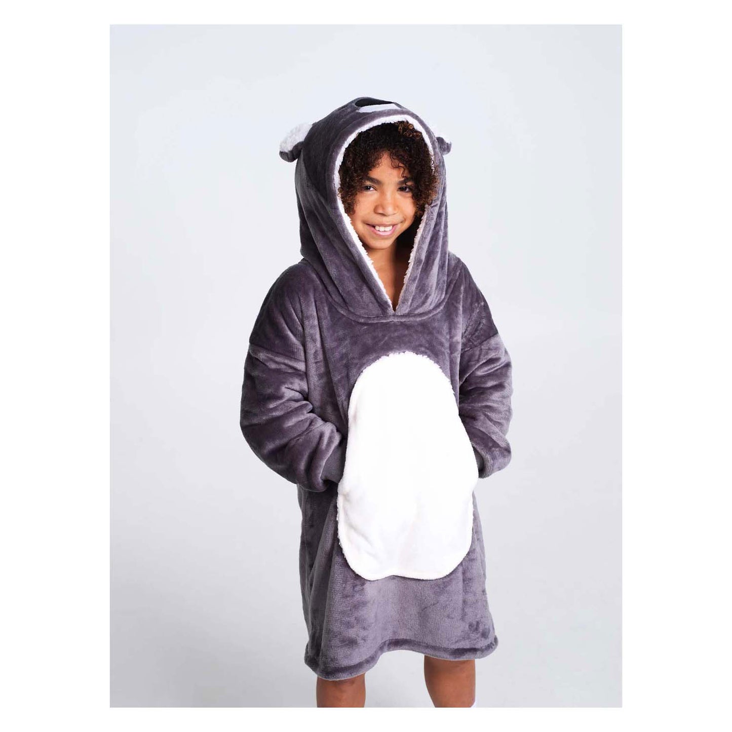 Noxxiez sudadera con capucha de peluche suéter mediano koala, niños hasta 160 cm