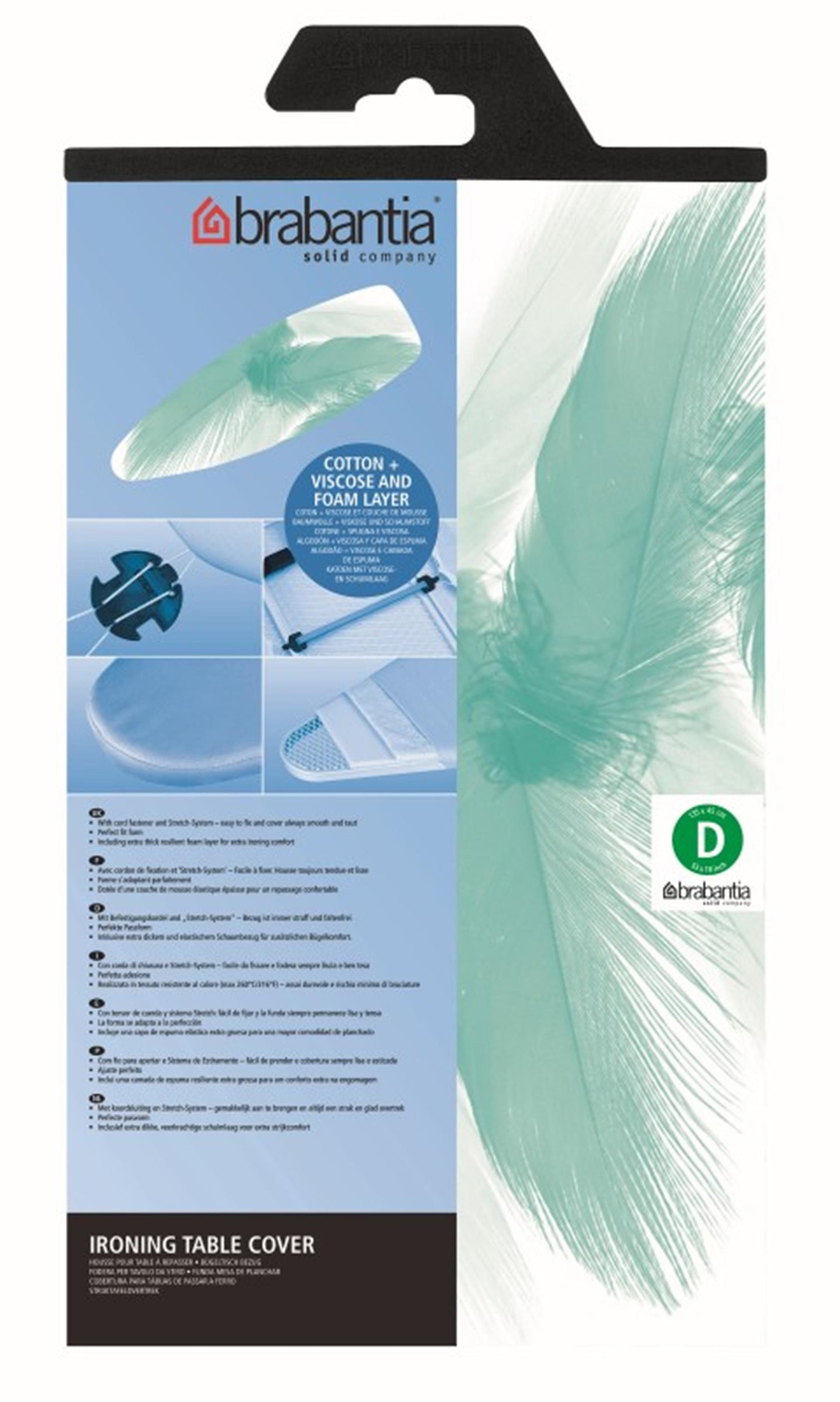 Brabantia funda d algodón 135x45 cm