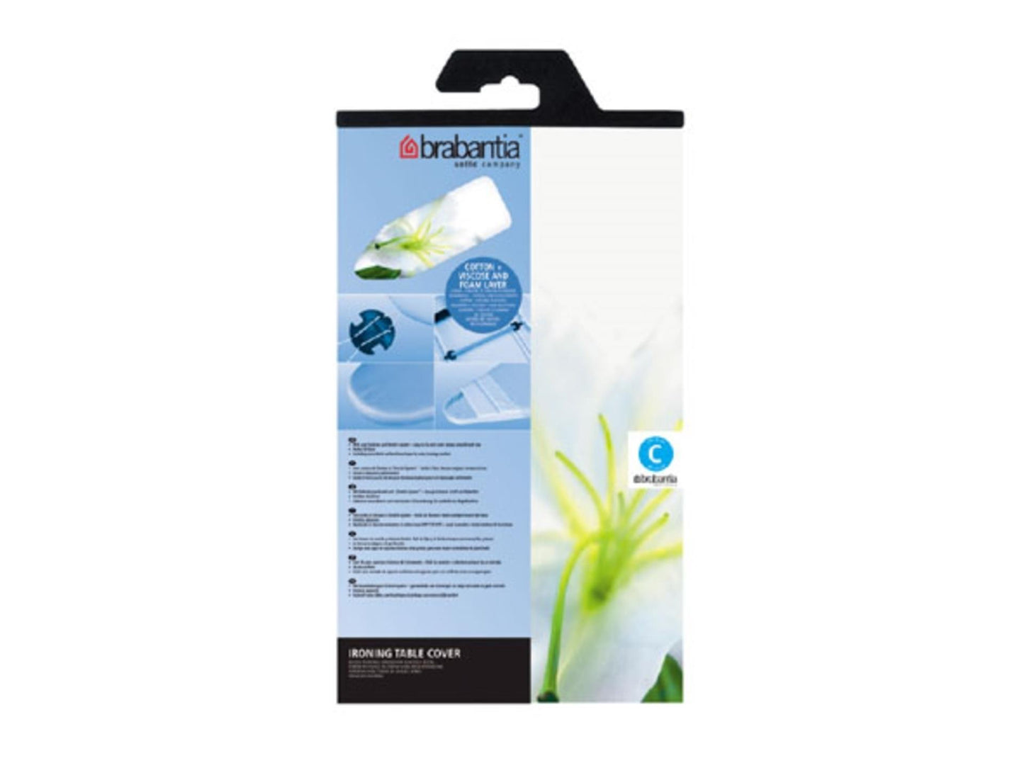 Brabantia fodera c cotone 124x45 cm
