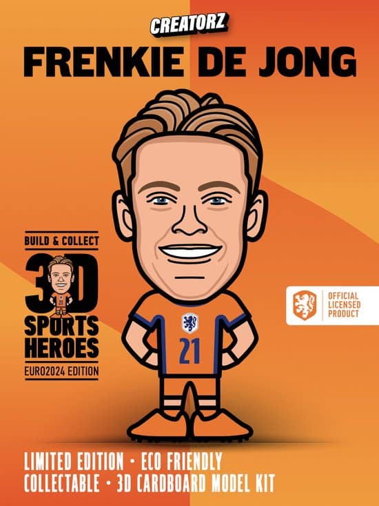 Oku Creatorz 3D Frenkie de Jong héroes deportivos