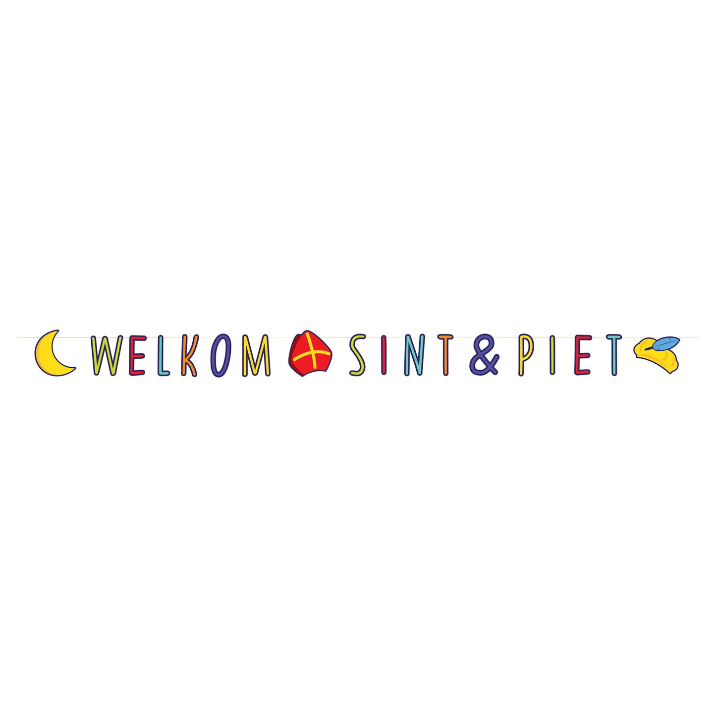 Haza Witbaard Letterlinger Bienvenido a Sint Piet, 285cm