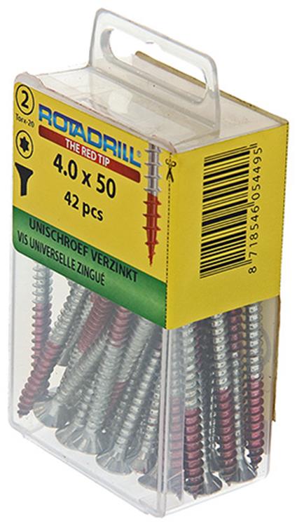 Rotadrill 1039939 - vite universale vktx vz 4.0x50mm (42) | 6 pezzi