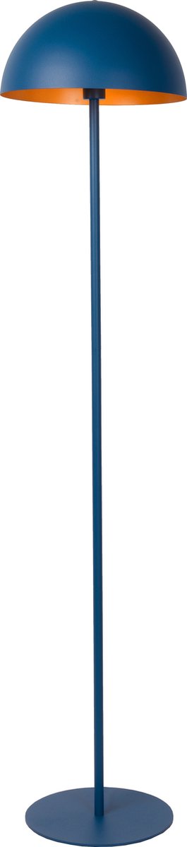 Lucide siemon - lampada da terra - ø 35 cm - 1xe27 - blu
