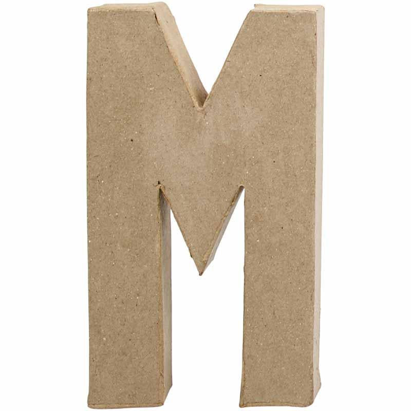 Letter Papes -Maché - M, 20,5 cm