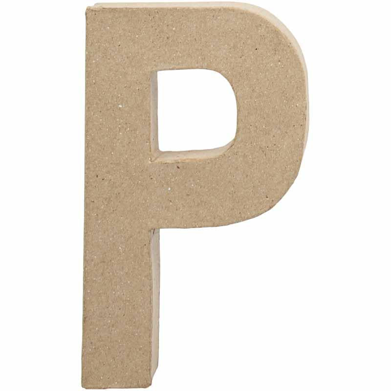 Carta de Papier -Maché - P, 20.5cm
