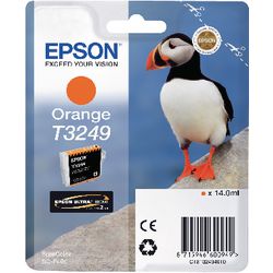 Cartucho de tinta naranja epson t3249