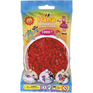 Perle di ferro Hama 1000 pezzi rosso scuro