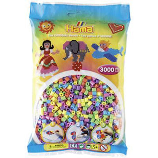 Hama String Bead Mix Pastel (201-50), 3000.
