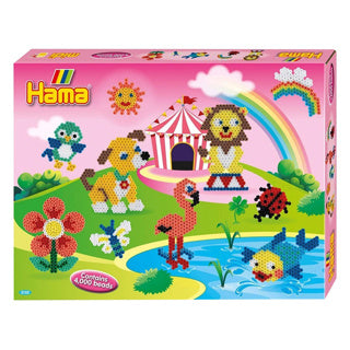 Hama Iron Beads establece animales alegres 4000 jugadas
