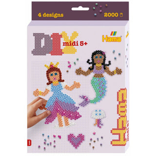 Hama Iron Beads Principesse e Mermaids 3D Set 2000 Paps