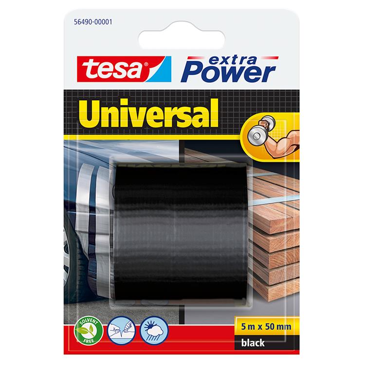 Tesa 1005236-xp univ. nero 5m:50mm | 4 pezzi