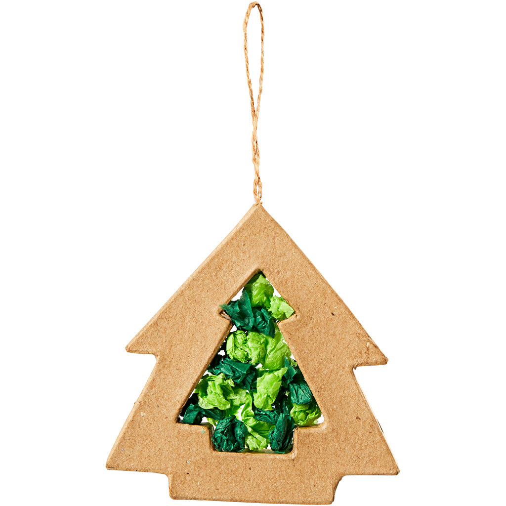 Creativ company Addobbi natalizi, h: 9+12 cm, 24 pezzi, 1 scatola