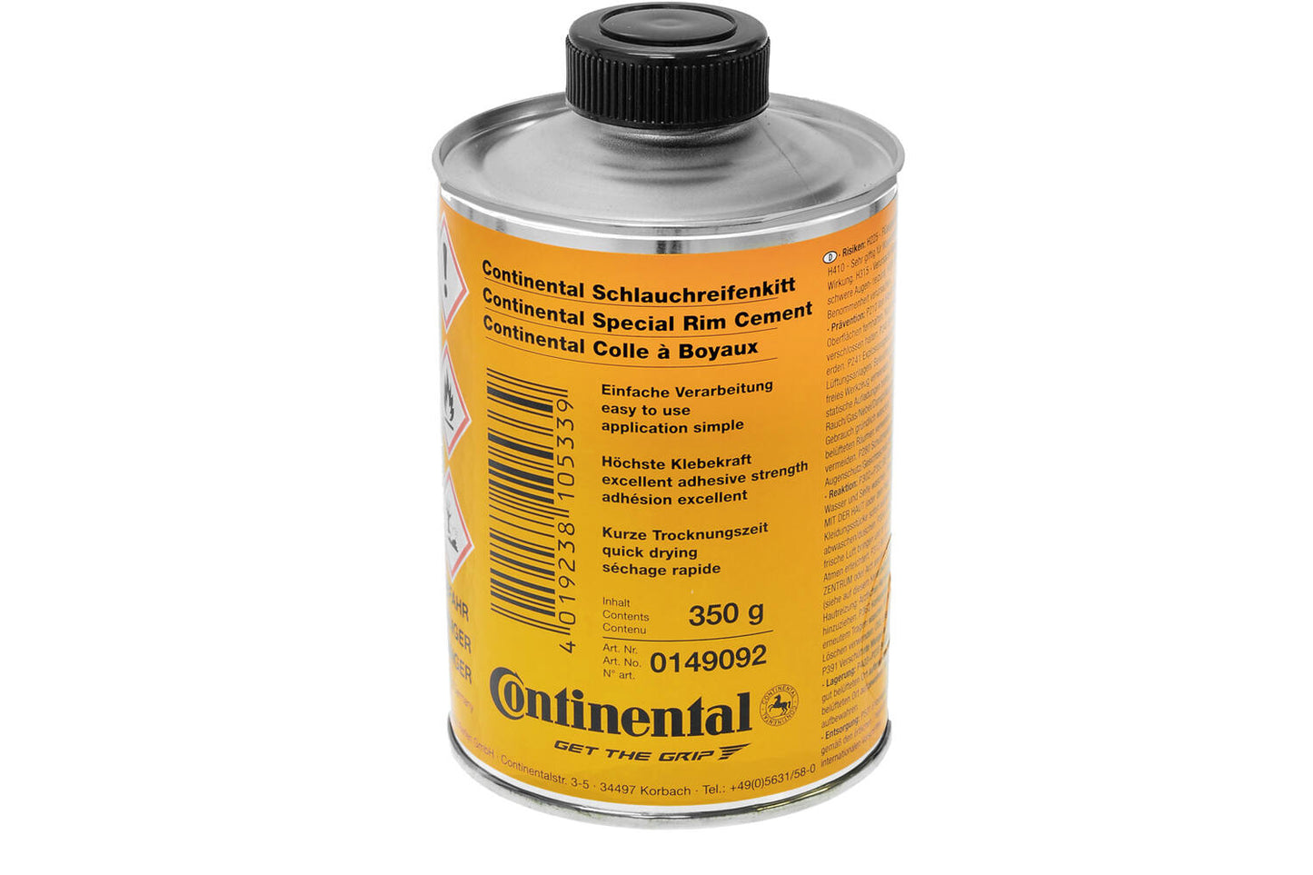 Kit de tubo continental 350gr. para llantas Alu