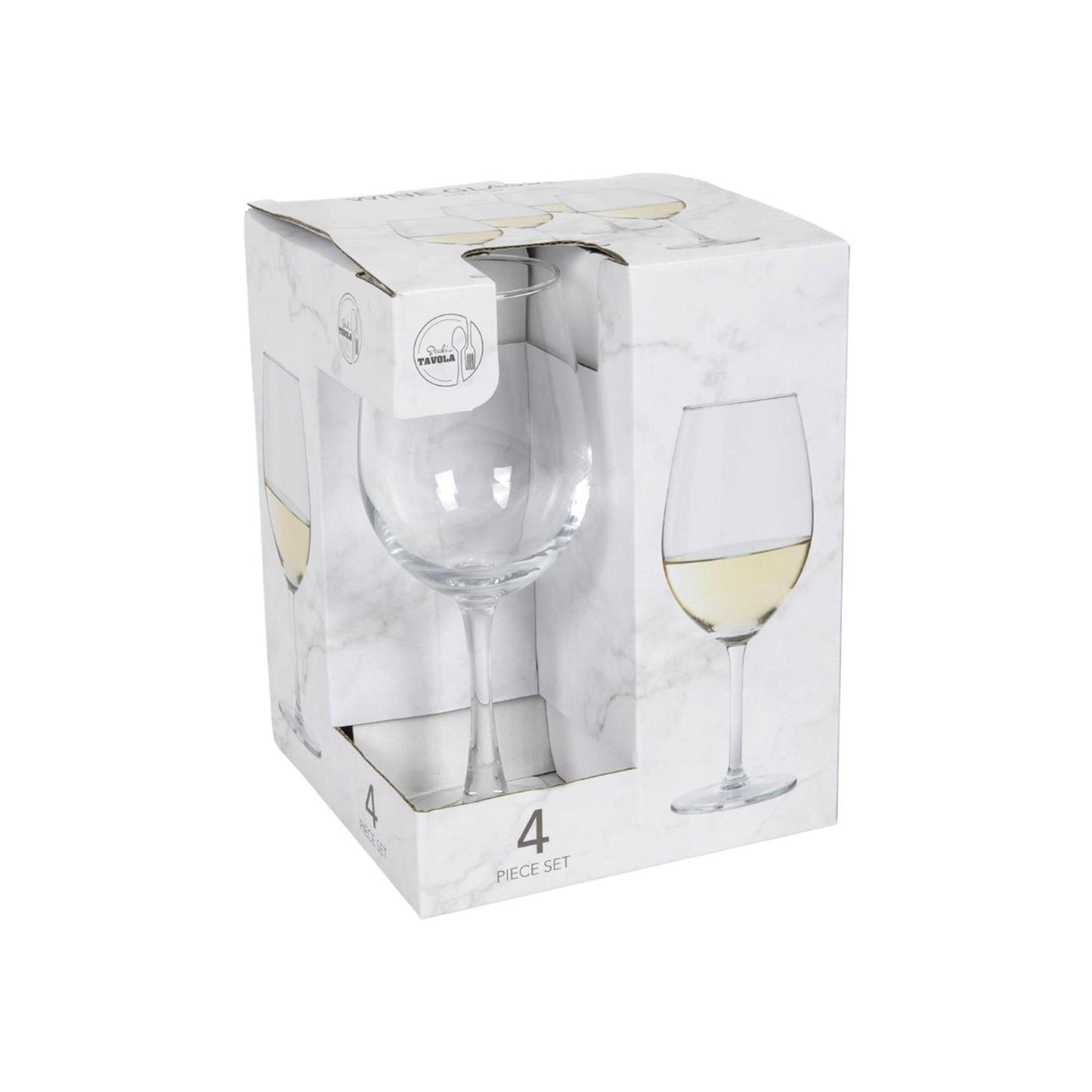 Bicchieri da vino bianco 330ml set da 4 pezzi