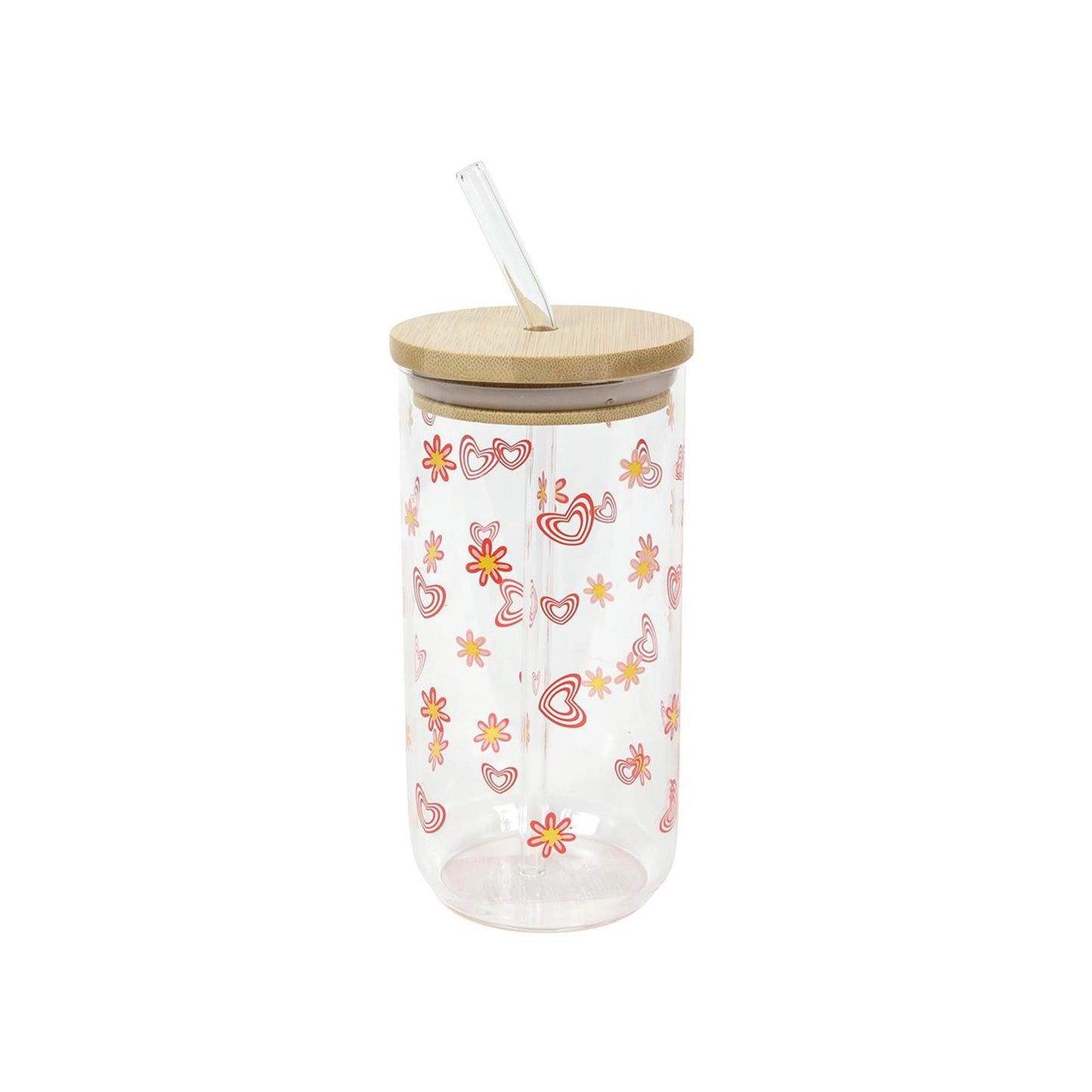 Bicchiere con cannuccia e coperchio 500ml