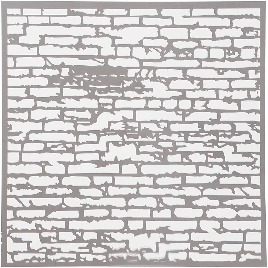 Plantilla de creativ Company Stone Wall, 30.5x30.5cm