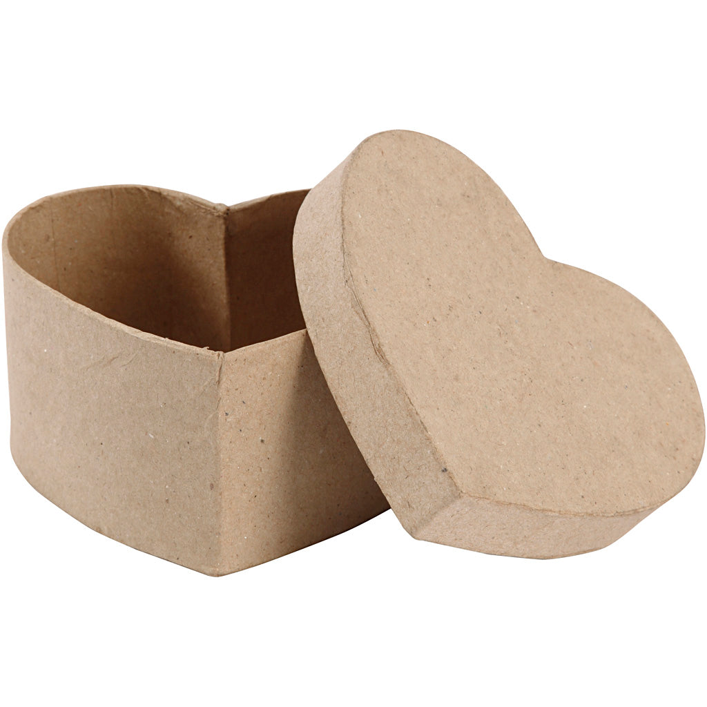 Creativ company caja en forma de corazón, h: 6 cm, dimensiones 11,5x11,5 cm, 1 pieza