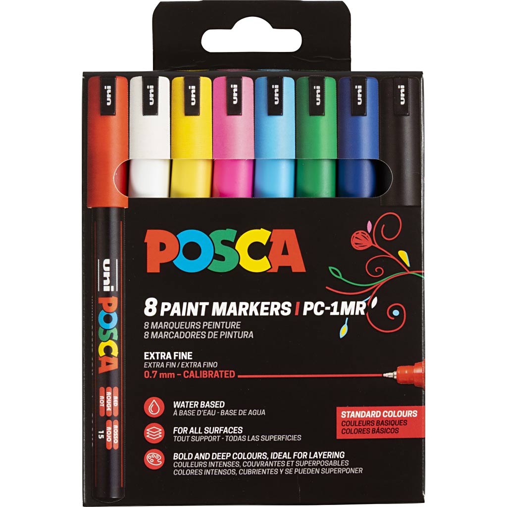 Https: www.cchobby.nl posca-marker-afm-pc-1mr-linea spessore-0-7-mm-extra-fine-8-pezzo-1 pezzo