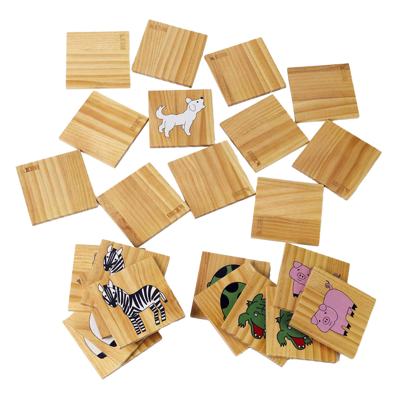 Gioco di memo di legno