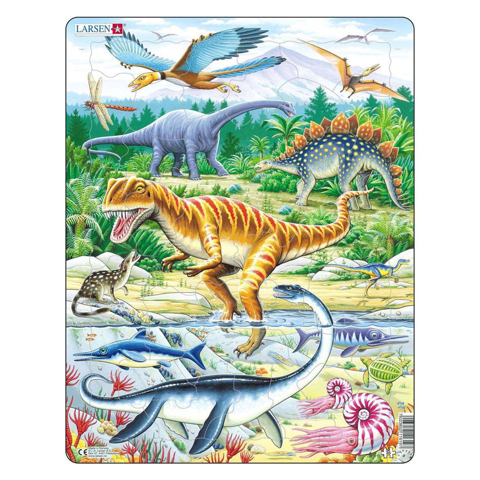 SelectA Larsen Pluzzle Animals - Dinosaurus, 35st.