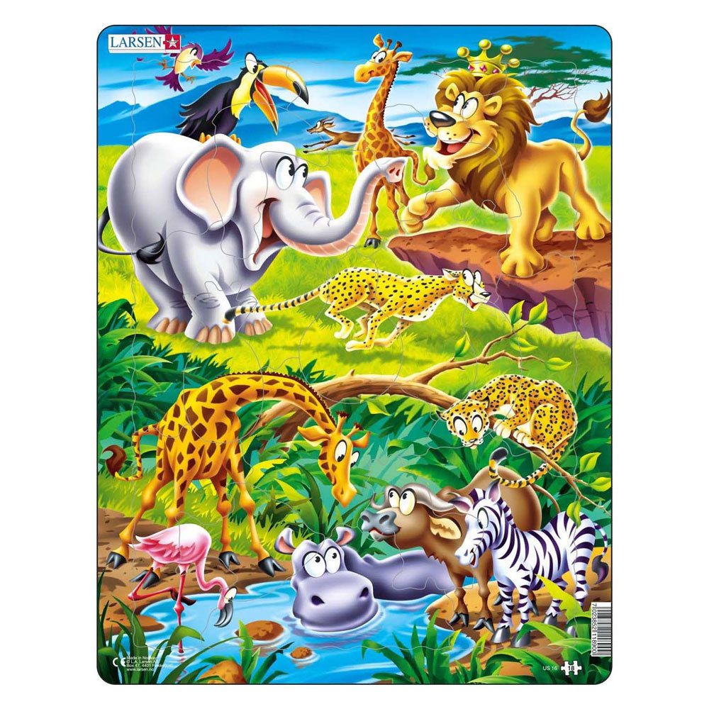 Animali SelectA Larsen Pluzzle - su Safari, 18 °.